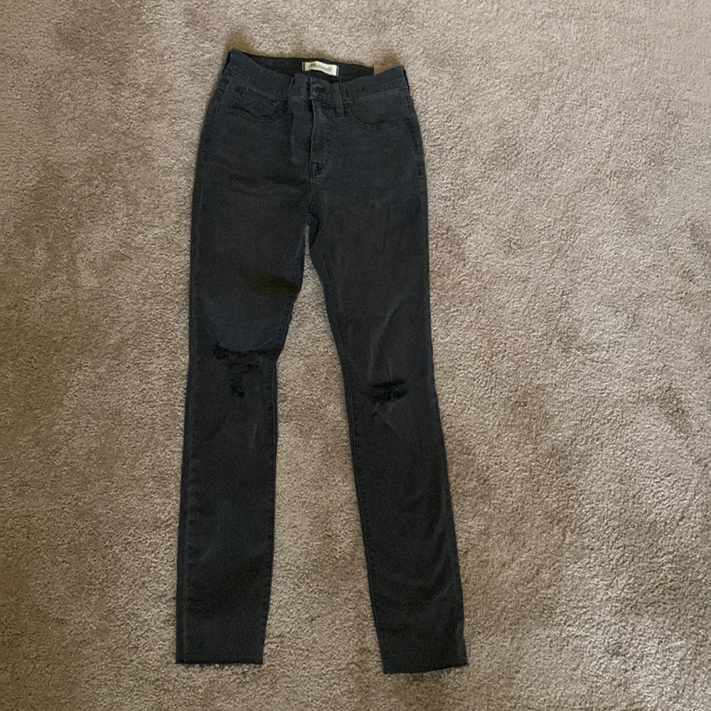Madewell Charcoal Skinny Jeans